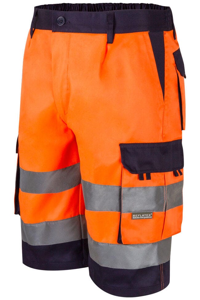 High-Visibility Multi-Pocket Bermuda Shorts