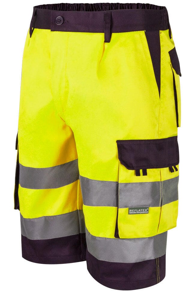High-Visibility Multi-Pocket Bermuda Shorts