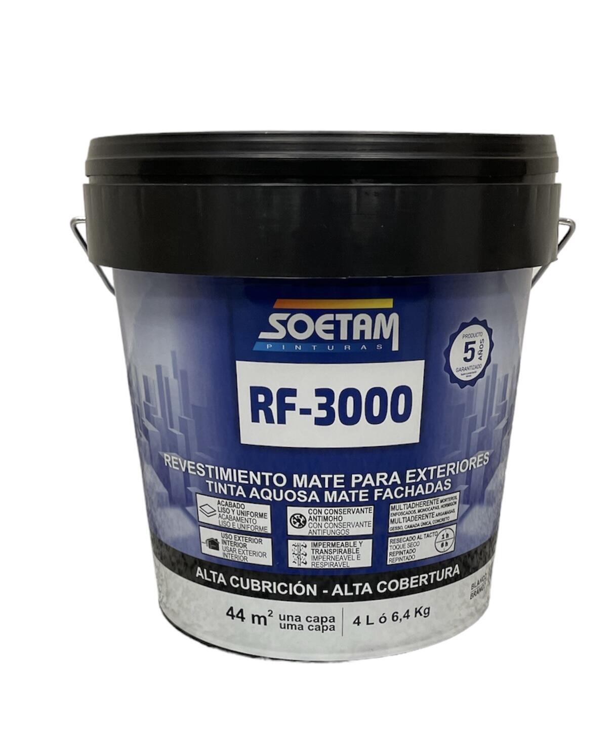 Facade Coating Matte RF-3000 4L - Rosellón Stone