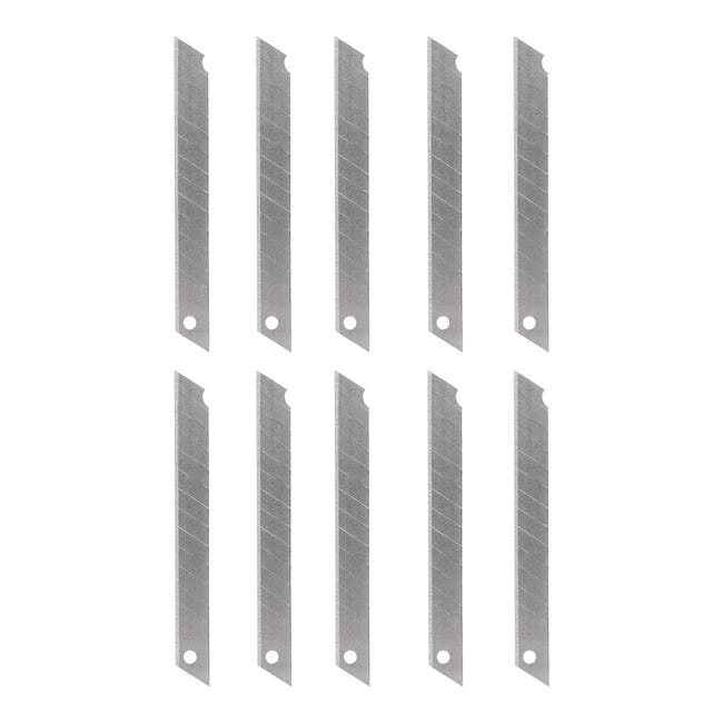 10 Straight Cutter Blades 9 mm