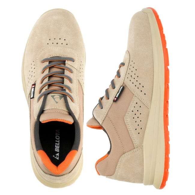 Bellota Core S1P SRC Safety Shoes – Perforated Suede Leather