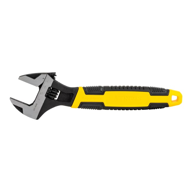 Stanley Adjustable Wrench 36 × 250 mm Bi-Material Handle 
