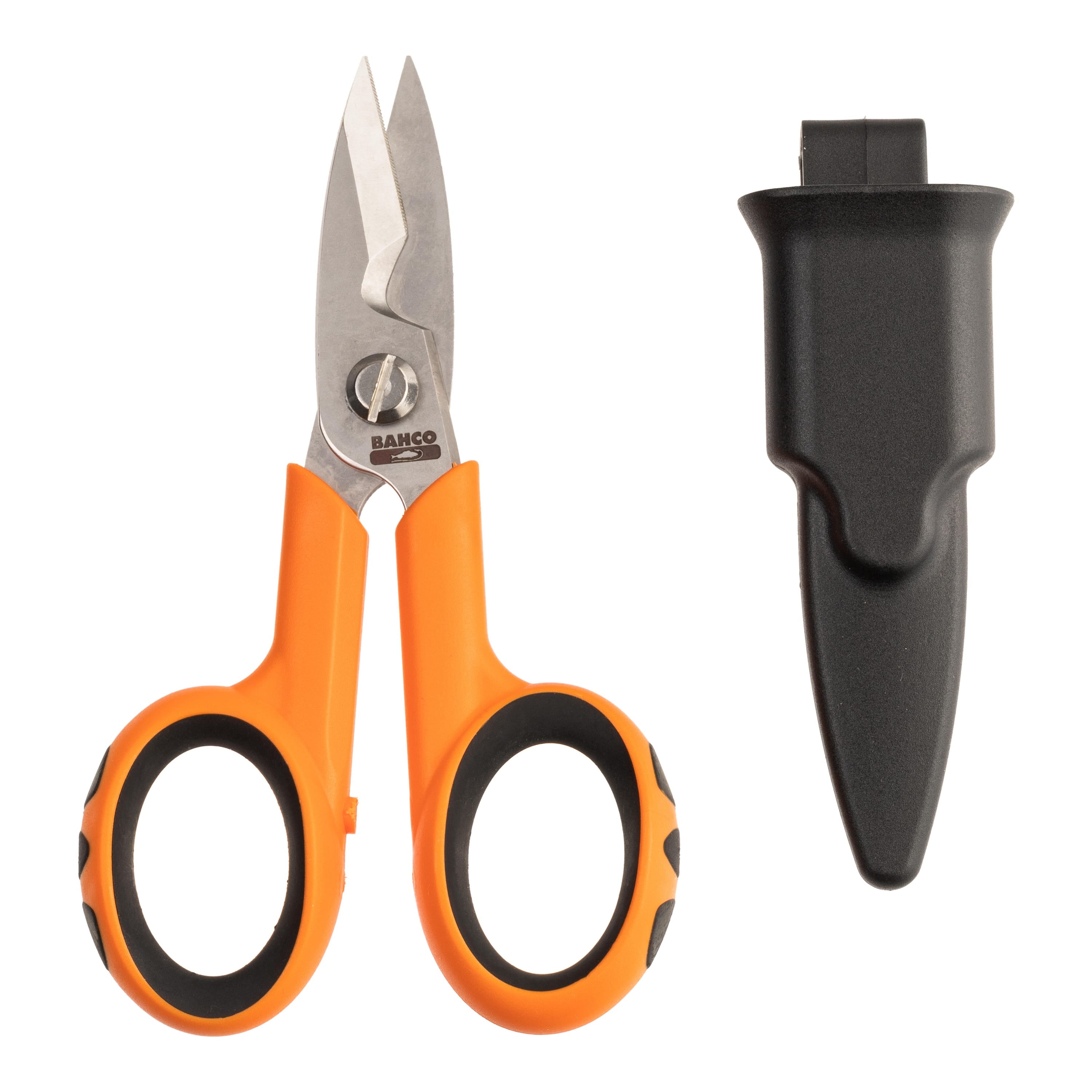 Bahco Electrician Scissors (Bimaterial Handle)