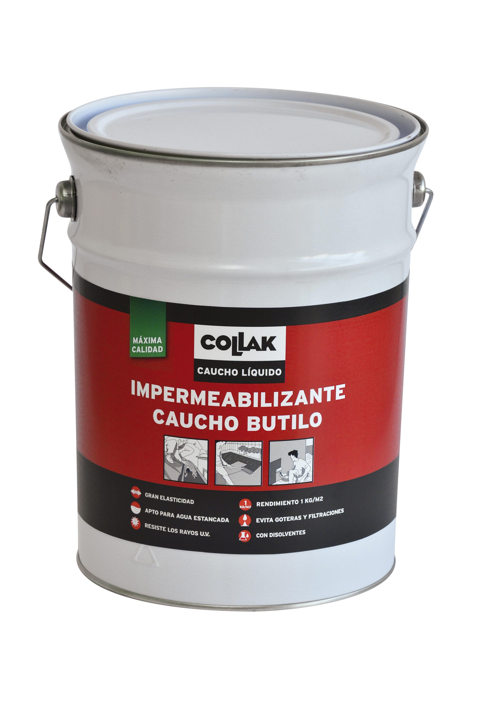 Collak Anti-Leak Rubber Waterproofing Coating - Tile Red (Teja) - 6 kg