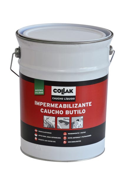 Collak Anti-Leak Rubber Waterproofing Coating - Tile Red (Teja) - 6 kg