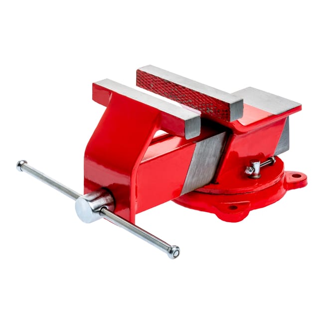 Rotating Bench Vise – 125 mm Jaw Width with 360° Swivel Base