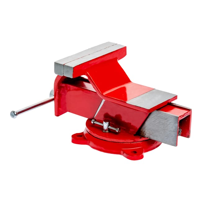 Rotating Bench Vise – 125 mm Jaw Width with 360° Swivel Base