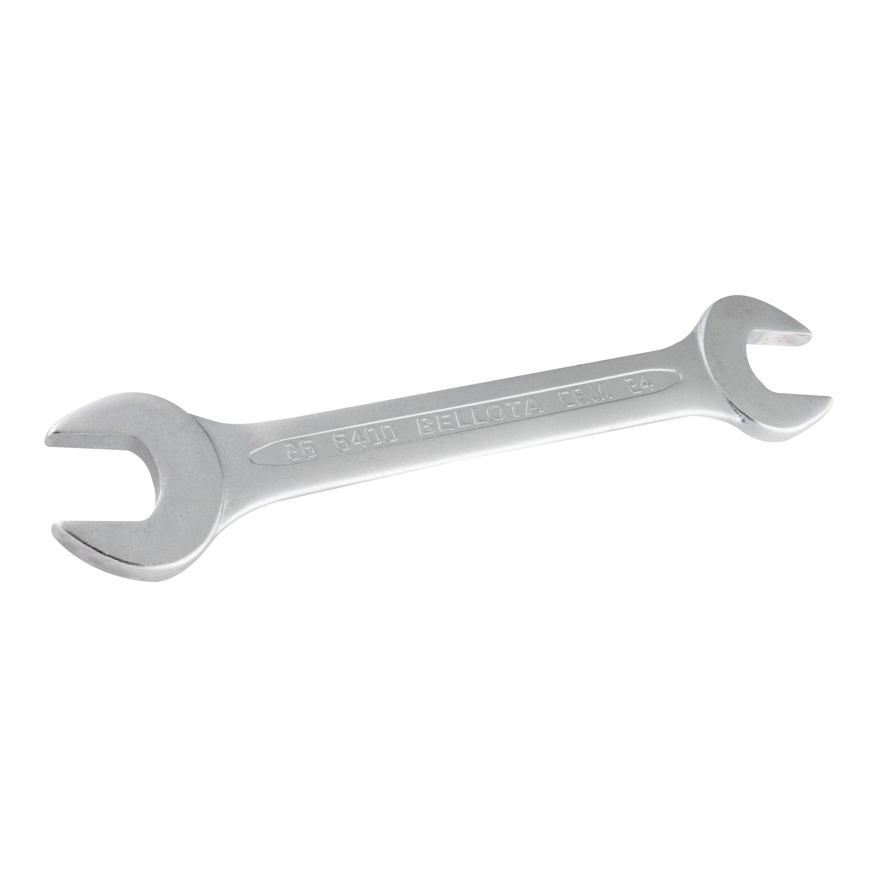 Bellota Double Open-End Wrench 24 × 26 mm – Chrome Vanadium
