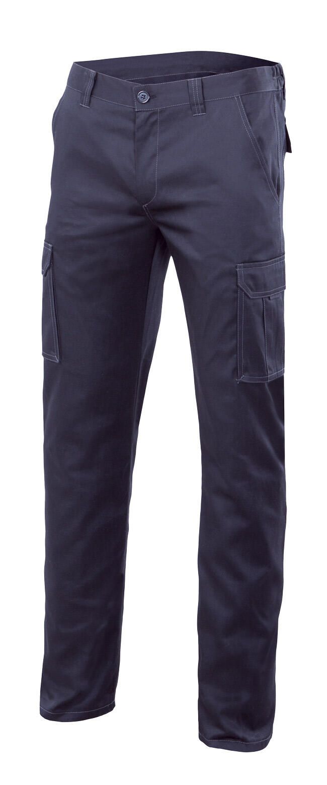 Work Trousers Multi-Pocket Elastic