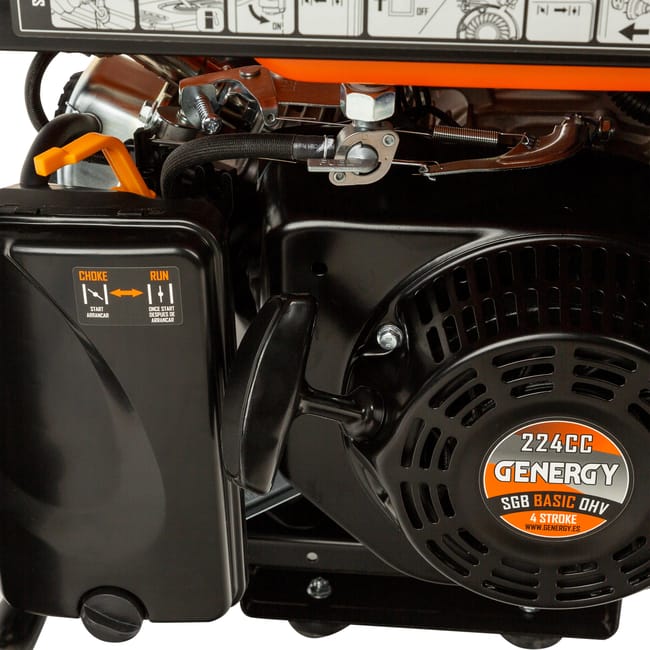 Genergy Turbo 3300E Gasoline Generator – 3300W