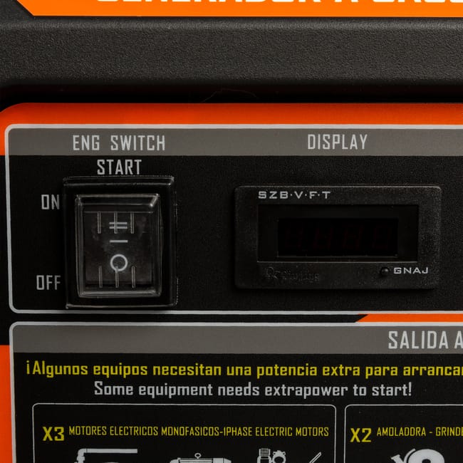 Genergy Turbo 3300E Gasoline Generator – 3300W