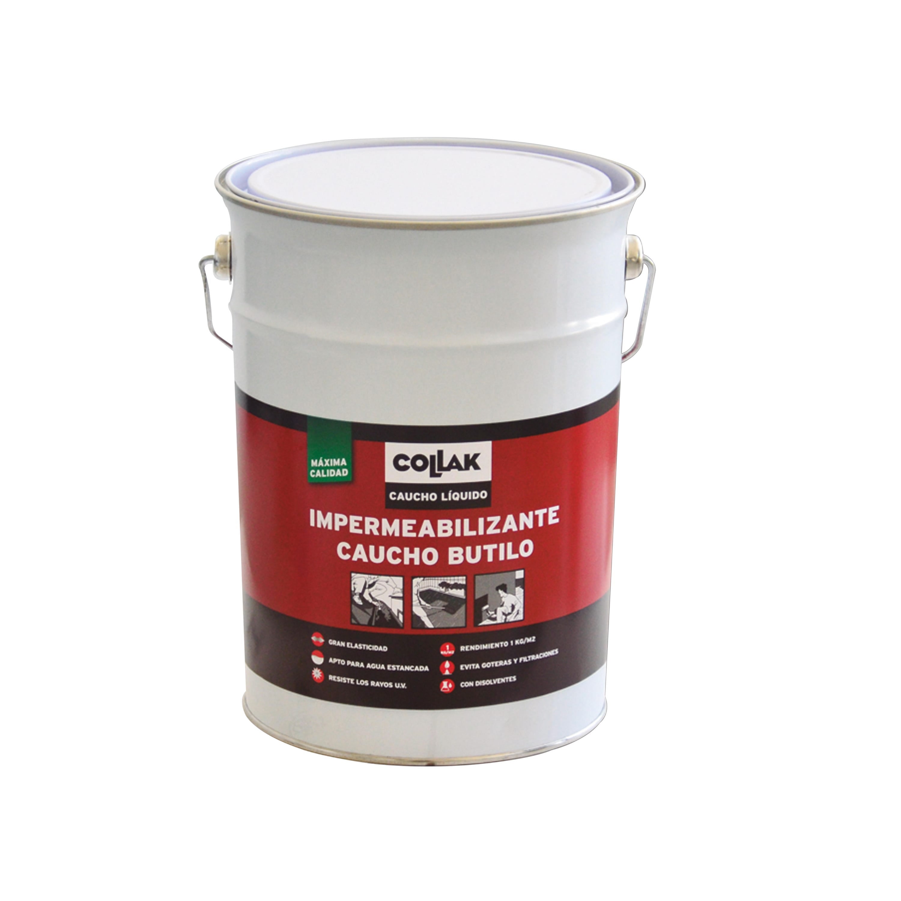 Collak Anti-Leak Rubber Waterproofing Coating - Grey - 6 kg