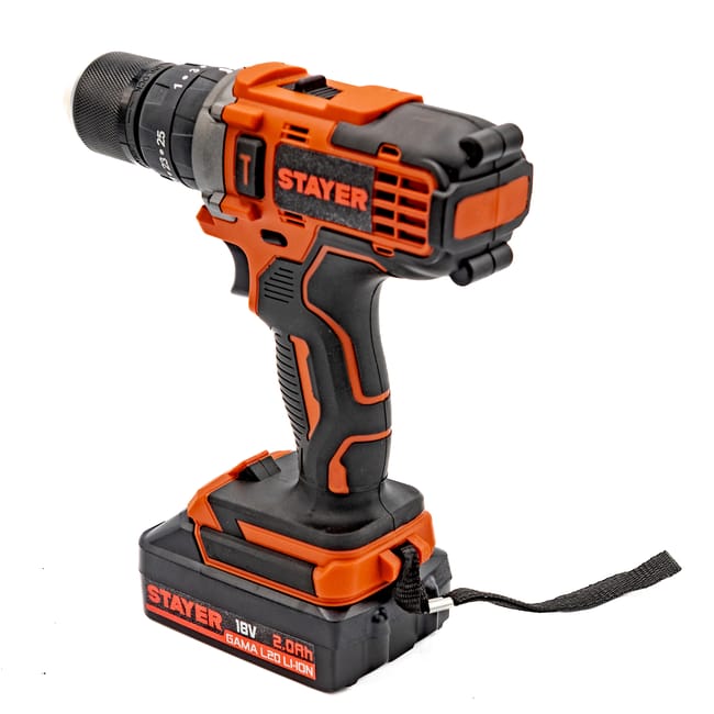 Stayer PB18 B L20 PK 18V Cordless Percussion Drill Kit – 2 × 4.0Ah 
