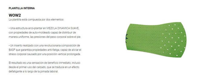 U-Power WOW2 Insoles – High Comfort Memory Gel Footbed