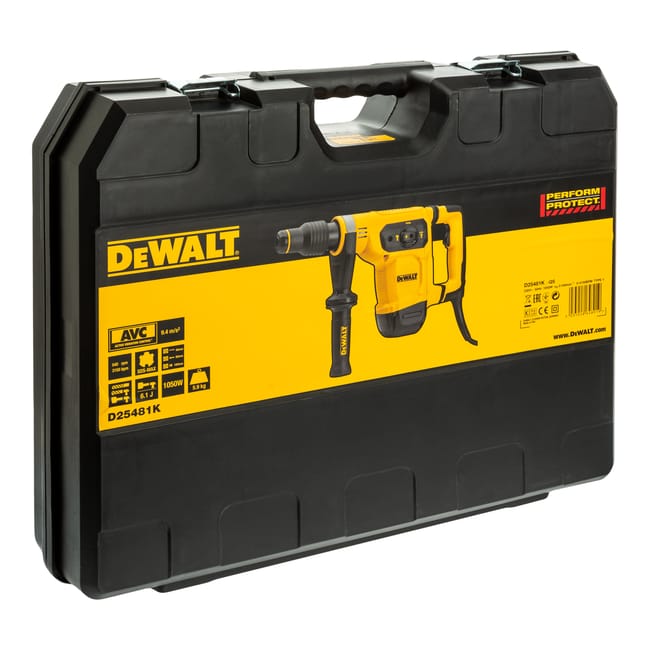 DeWalt D25481K 1050W SDS-Max Combi Hammer – 6.1J Impact Energy