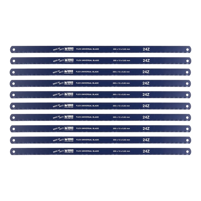 Urko 2-Pack Flexible Hacksaw Blades – 300mm Carbon Steel