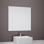 Bathroom mirrors without light