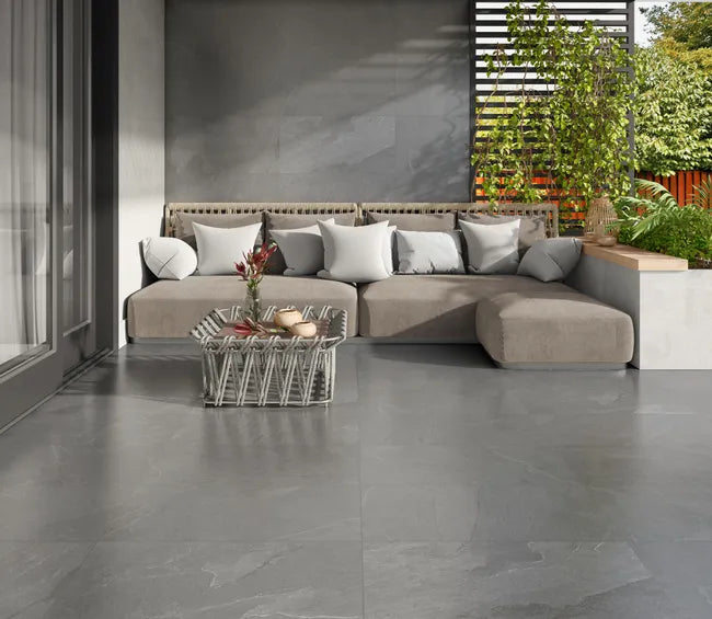 Colorado Perla porcelain tile – 37 × 75 cm – 1.10 m²/box – Non-slip & frost-resistant – $14.95/m²
